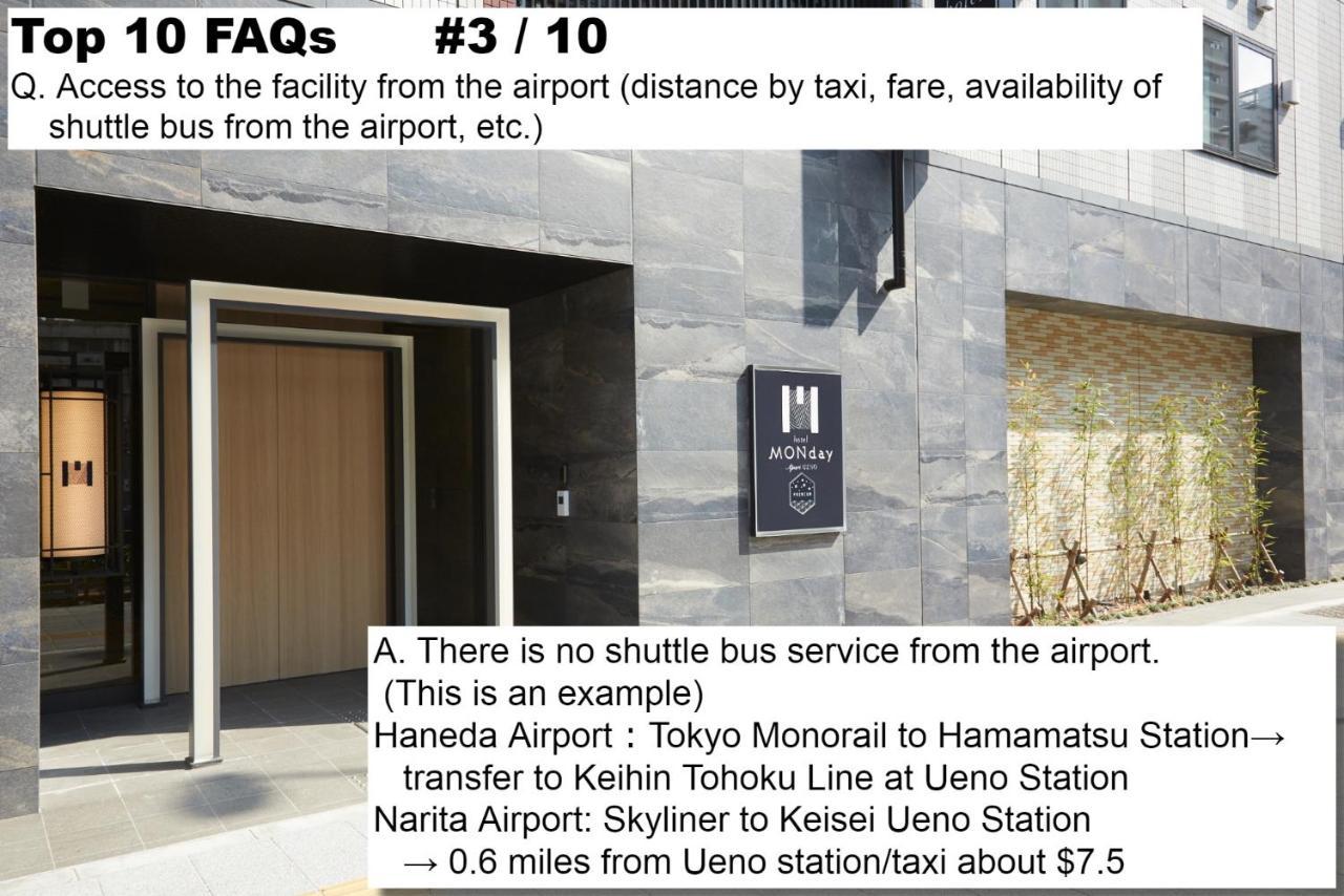 Monday Apart Premium Ueno Tokio Exterior foto